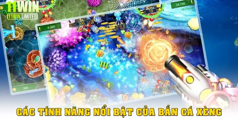 Bắn cá Xèng – Tựa game bắn cá giải trí hấp dẫn không thể bỏ qua 2 Các tính năng nổi bật của Bắn cá Xèng